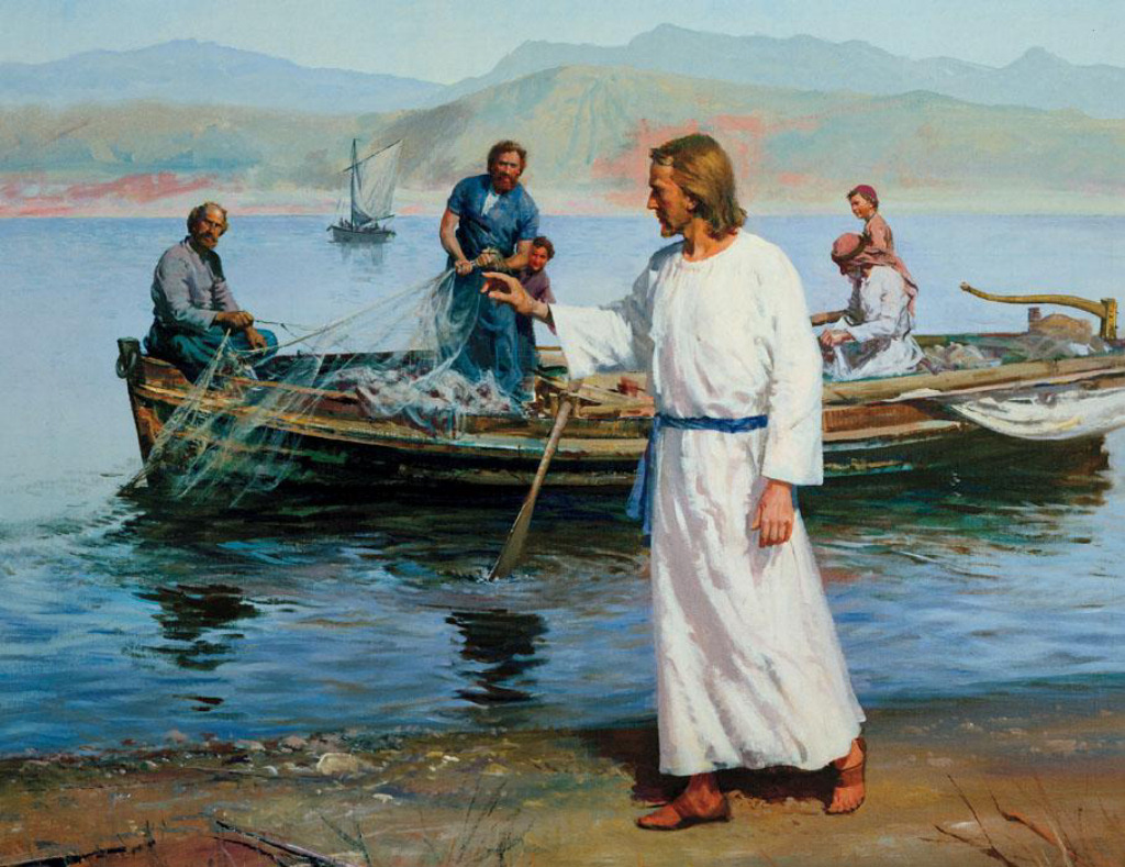 Resultado de imagen de Andando JesÃºs junto al mar de Galilea, vio a dos hermanos, SimÃ³n, llamado Pedro, y AndrÃ©s su hermano, que echaban la red en el mar; porque eran pescadores.